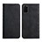 Leather Case Stands Flip Cover Holder Y02X for Samsung Galaxy S20 Plus Black