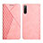 Leather Case Stands Flip Cover Holder Y02X for Sony Xperia 10 III Lite Rose Gold