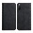 Leather Case Stands Flip Cover Holder Y02X for Sony Xperia 10 III SOG04 Black