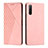 Leather Case Stands Flip Cover Holder Y02X for Sony Xperia 10 IV Rose Gold