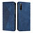 Leather Case Stands Flip Cover Holder Y02X for Sony Xperia 10 IV SO-52C Blue