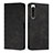 Leather Case Stands Flip Cover Holder Y02X for Sony Xperia 5 IV Black