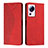 Leather Case Stands Flip Cover Holder Y02X for Xiaomi Civi 2 5G Red