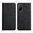 Leather Case Stands Flip Cover Holder Y02X for Xiaomi Mi 10T 5G Black