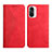 Leather Case Stands Flip Cover Holder Y02X for Xiaomi Mi 11i 5G Red