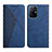 Leather Case Stands Flip Cover Holder Y02X for Xiaomi Mi 11T 5G Blue