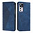 Leather Case Stands Flip Cover Holder Y02X for Xiaomi Mi 12T 5G Blue