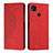 Leather Case Stands Flip Cover Holder Y02X for Xiaomi POCO C31 Red