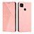 Leather Case Stands Flip Cover Holder Y02X for Xiaomi POCO C31 Rose Gold