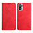 Leather Case Stands Flip Cover Holder Y02X for Xiaomi Poco M5S Red