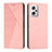 Leather Case Stands Flip Cover Holder Y02X for Xiaomi Poco X4 GT 5G Rose Gold