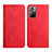 Leather Case Stands Flip Cover Holder Y02X for Xiaomi Redmi Note 11 5G Red