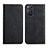 Leather Case Stands Flip Cover Holder Y02X for Xiaomi Redmi Note 11 Pro 4G Black