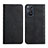 Leather Case Stands Flip Cover Holder Y02X for Xiaomi Redmi Note 11 Pro 5G Black