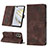 Leather Case Stands Flip Cover Holder Y03B for Huawei Nova 10 Pro