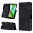 Leather Case Stands Flip Cover Holder Y03B for Motorola Moto G Power 5G (2023)