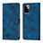 Leather Case Stands Flip Cover Holder Y03B for Motorola Moto G Power 5G (2023) Blue