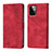 Leather Case Stands Flip Cover Holder Y03B for Motorola Moto G Power 5G (2023) Red