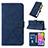 Leather Case Stands Flip Cover Holder Y03B for Samsung Galaxy A03s