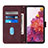 Leather Case Stands Flip Cover Holder Y03B for Samsung Galaxy S20 FE 4G