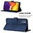 Leather Case Stands Flip Cover Holder Y03B for Samsung Galaxy S23 FE 5G