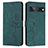 Leather Case Stands Flip Cover Holder Y03X for Google Pixel 7 Pro 5G Green