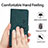 Leather Case Stands Flip Cover Holder Y03X for Motorola Moto E20