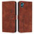 Leather Case Stands Flip Cover Holder Y03X for Motorola Moto E22S