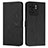 Leather Case Stands Flip Cover Holder Y03X for Motorola Moto Edge (2023) 5G Black