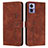 Leather Case Stands Flip Cover Holder Y03X for Motorola Moto Edge 30 Lite 5G