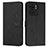 Leather Case Stands Flip Cover Holder Y03X for Motorola Moto Edge 40 5G Black