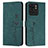 Leather Case Stands Flip Cover Holder Y03X for Motorola Moto Edge 40 5G Green