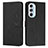 Leather Case Stands Flip Cover Holder Y03X for Motorola Moto Edge Plus (2022) 5G Black