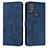 Leather Case Stands Flip Cover Holder Y03X for Motorola Moto G Play (2023)