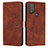 Leather Case Stands Flip Cover Holder Y03X for Motorola Moto G Play (2023)