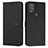 Leather Case Stands Flip Cover Holder Y03X for Motorola Moto G Play Gen 2 Black