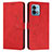 Leather Case Stands Flip Cover Holder Y03X for Motorola Moto G Stylus (2023) 4G Red