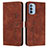 Leather Case Stands Flip Cover Holder Y03X for Motorola Moto G41