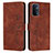 Leather Case Stands Flip Cover Holder Y03X for OnePlus Nord N200 5G