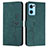 Leather Case Stands Flip Cover Holder Y03X for Oppo Find X5 Lite 5G Green