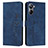 Leather Case Stands Flip Cover Holder Y03X for Realme 10 4G Blue