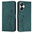 Leather Case Stands Flip Cover Holder Y03X for Realme 10 Pro+ Plus 5G Green