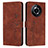 Leather Case Stands Flip Cover Holder Y03X for Realme 11 Pro 5G Brown