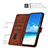 Leather Case Stands Flip Cover Holder Y03X for Realme 9 4G