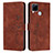 Leather Case Stands Flip Cover Holder Y03X for Realme C25