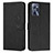 Leather Case Stands Flip Cover Holder Y03X for Realme C35 Black