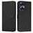 Leather Case Stands Flip Cover Holder Y03X for Realme Narzo N55 Black