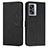 Leather Case Stands Flip Cover Holder Y03X for Realme V23i 5G Black