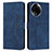 Leather Case Stands Flip Cover Holder Y03X for Realme V50s 5G Blue