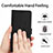 Leather Case Stands Flip Cover Holder Y03X for Samsung Galaxy A02